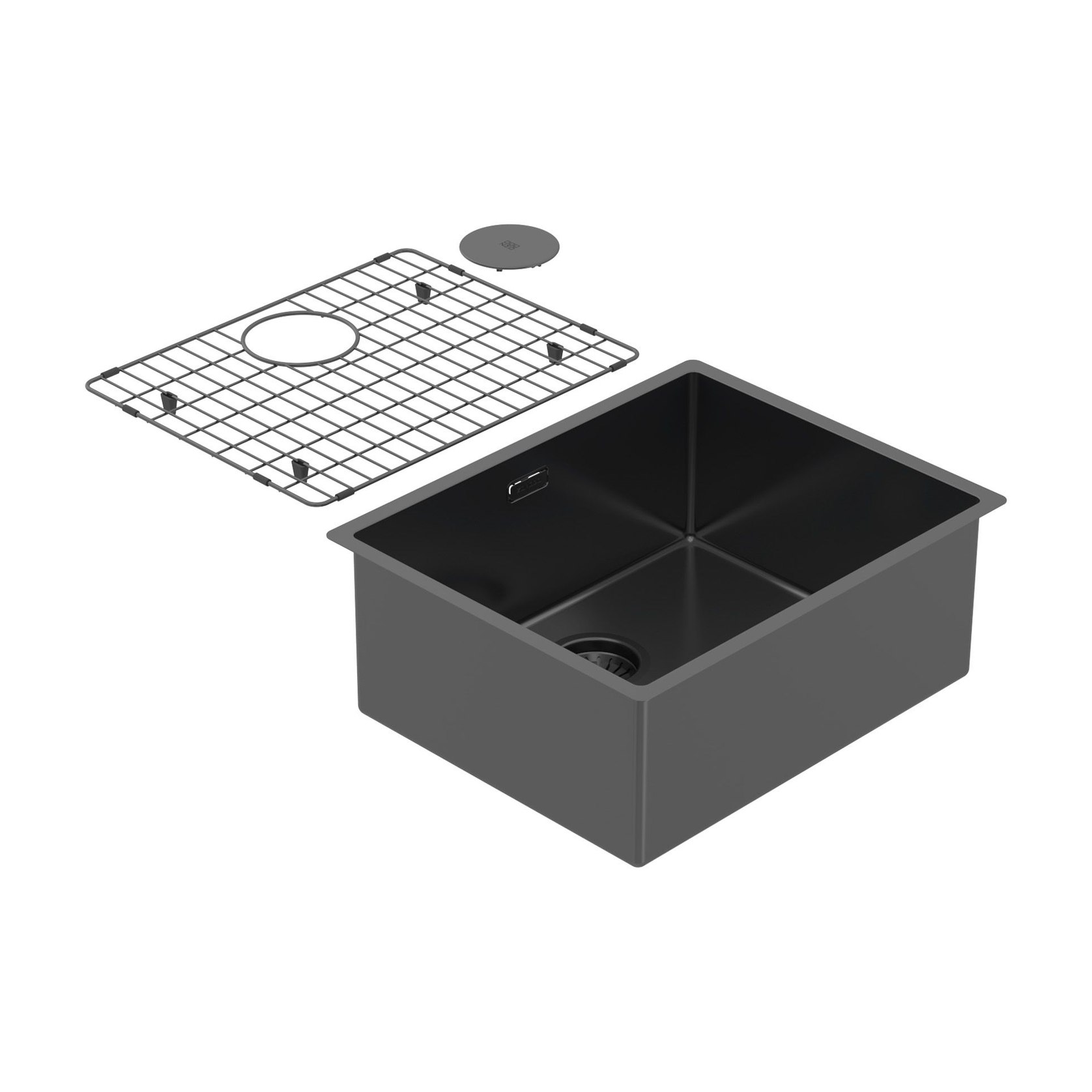 Zomodo Black 500mm Sink - CAN500BP | ArchiPro NZ