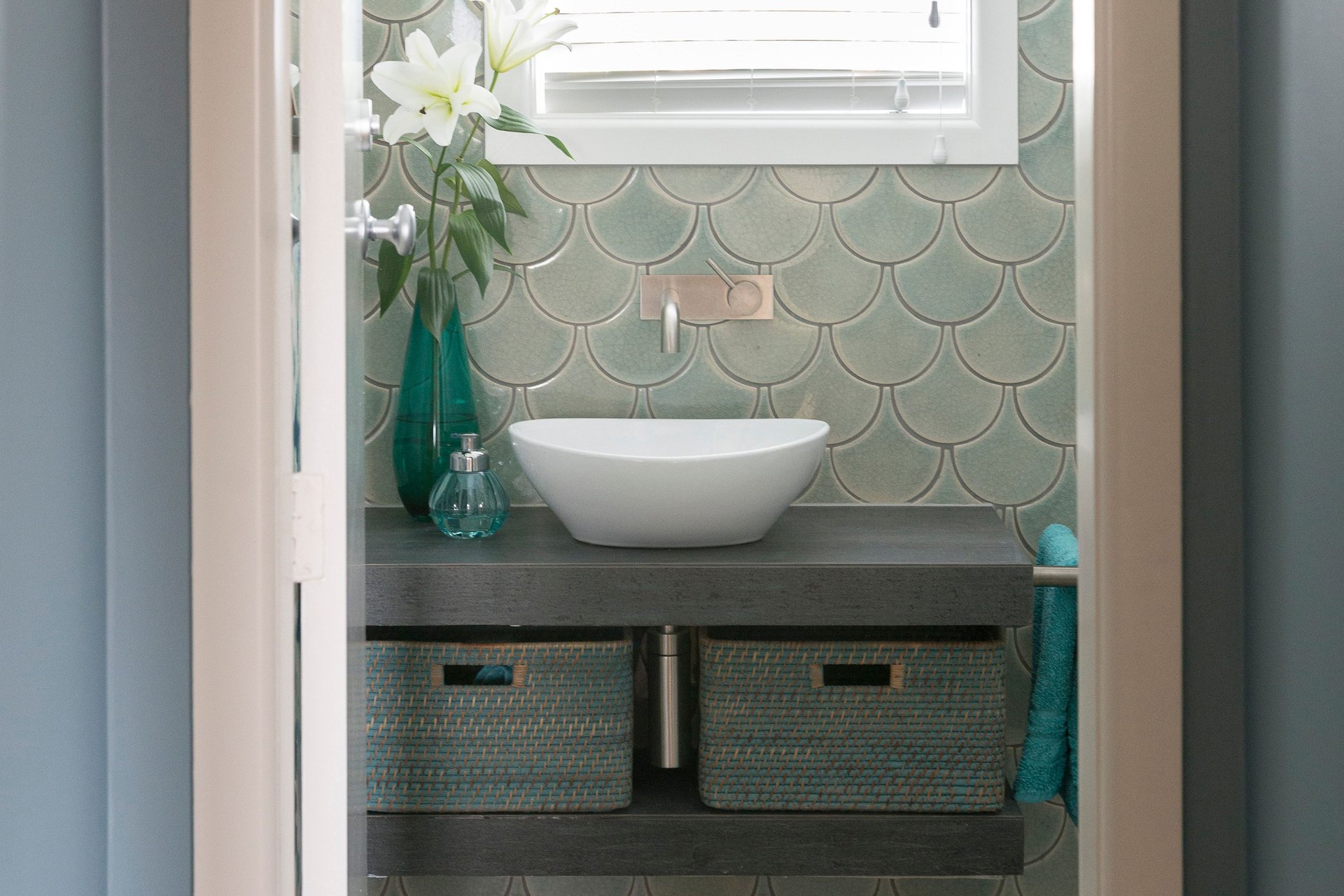 Guest Bathroom by Jackie Jones Interior Design | ArchiPro NZ