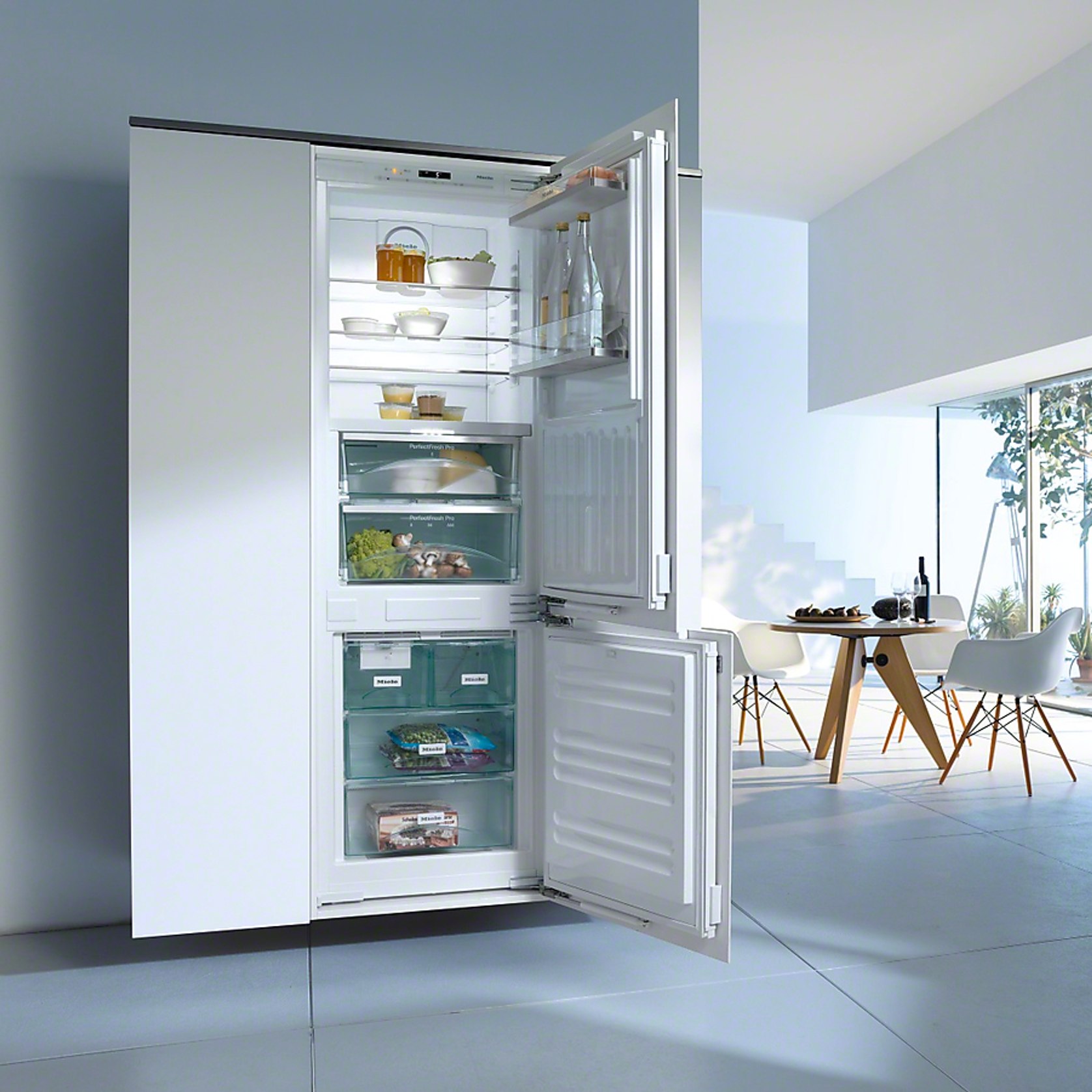 Built in freezer with 2024 ice maker