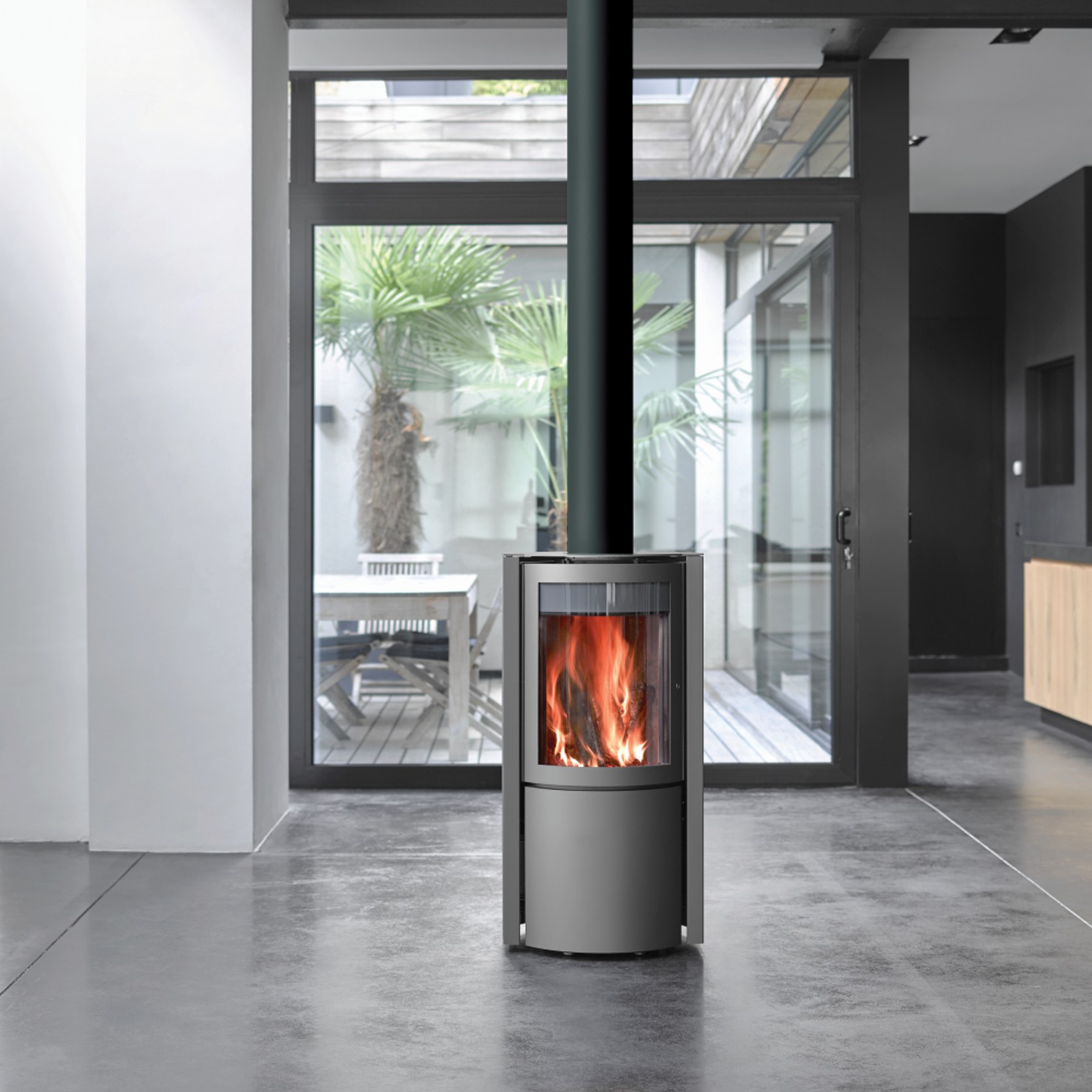 Stûv Compact One Freestanding Wood Fireplace ArchiPro NZ