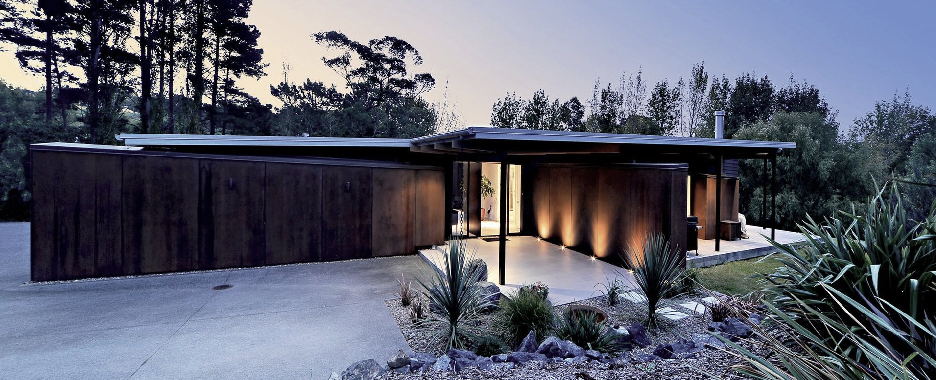 Whitford Home & Landscape Peter Diprose Architects ArchiPro NZ