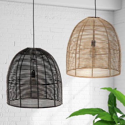 Rattan Cloche Pendant Lights Nz Archipro - Rattan Cloche Pendant Ceiling Lights Rattan Cloche Pendant Lights Nz Archipro - Rattan Cloche Pendant Ceiling Lights
