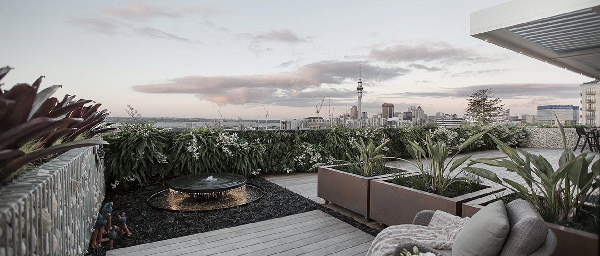 Curated visual reference: Fresh Look at Freemans Bay Apartment Green Wall By Natural Habitats Landscapes