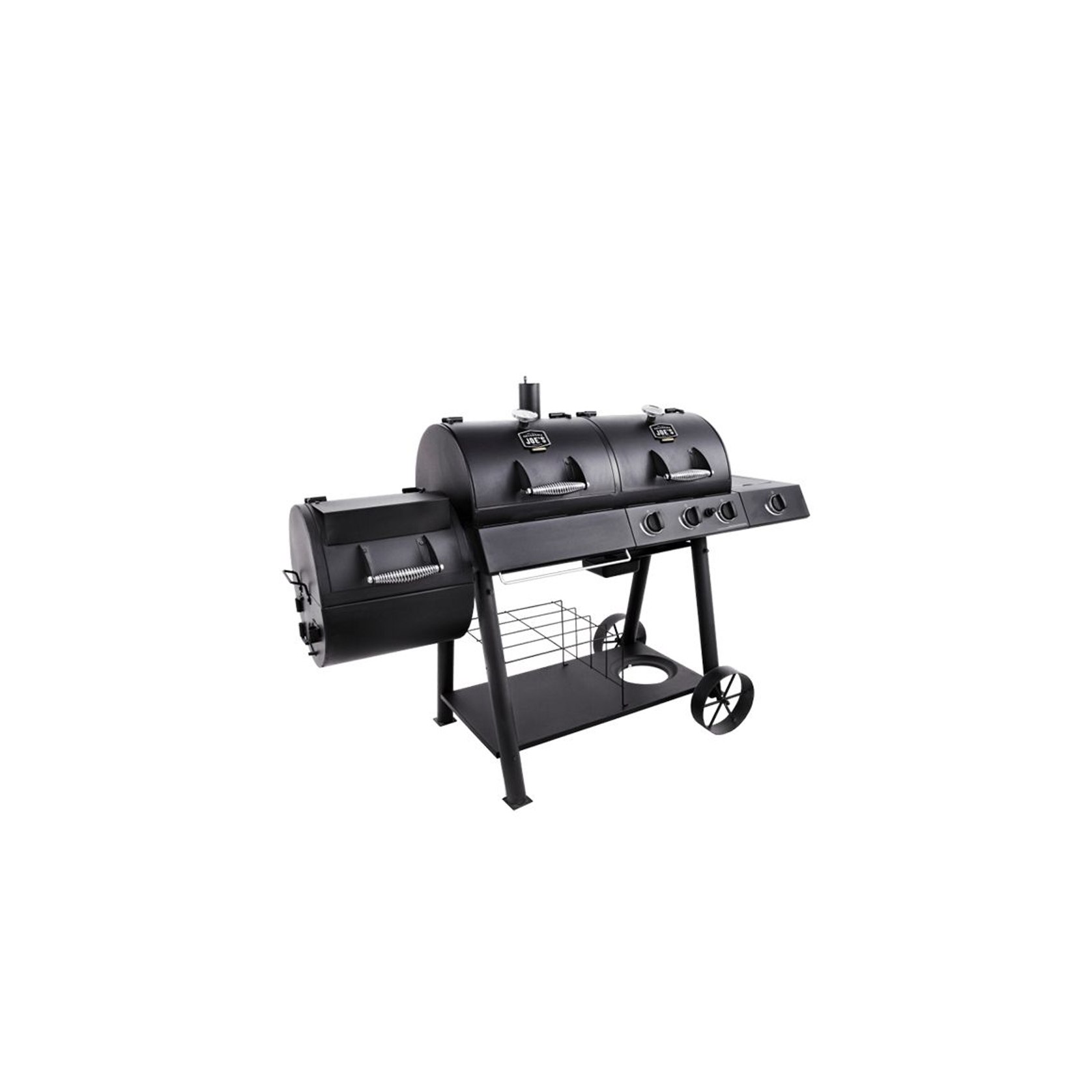 Oklahoma Joe's Longhorn Combo Charcoal/Gas Smoker and Grill with Cover