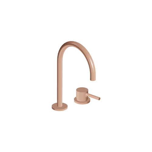 PEARL CIPRIA Pan S 2 Tap Hole Extended Height Goose Neck Basin Mixer