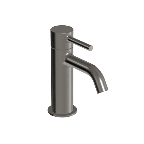 BRUSHED METAL BLACK Pan S Basin Mixer