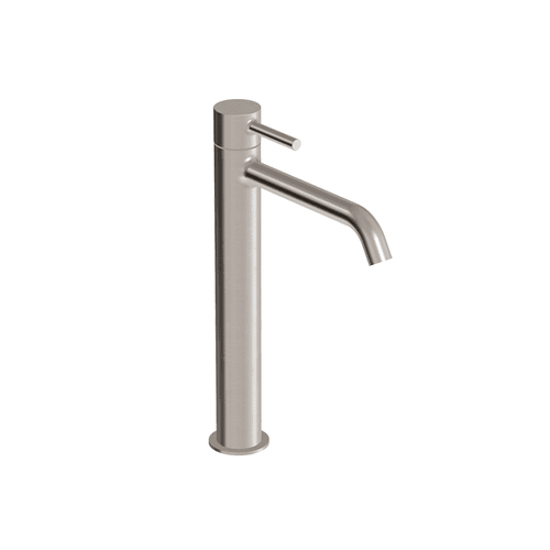 BRUSHED NICKEL Pan S Extended Height Basin Mixer