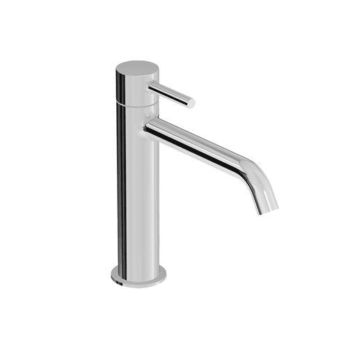 CHROME Pan S Extended Spout Basin Mixer