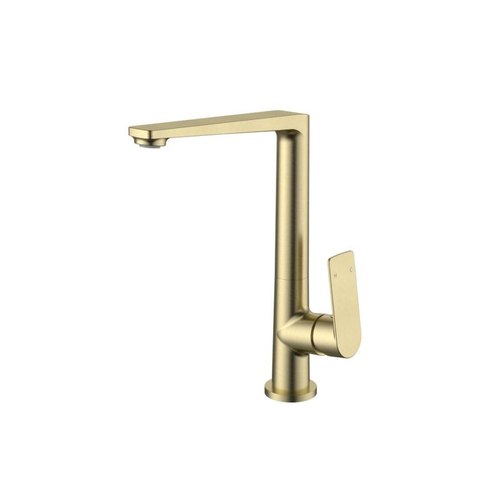 Brushed Brass Quadro Kitchen/Laundry Sink Mixer