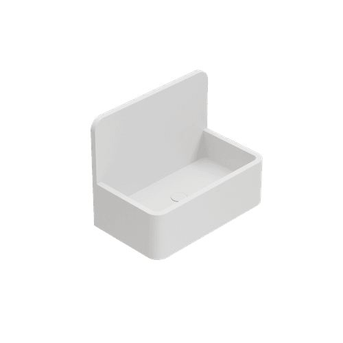 Dover White Apollo Wall Hung Basin