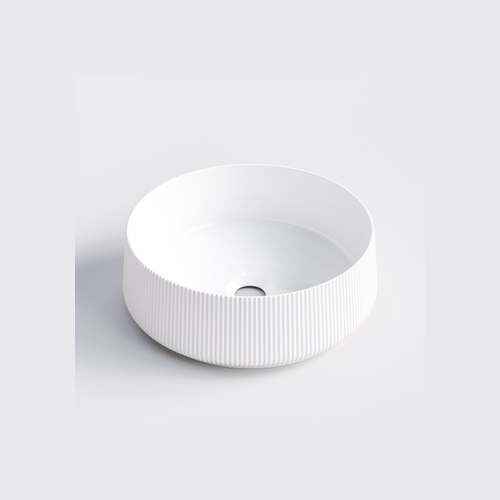Gloss White Code Pure Pillar Vessel Basin