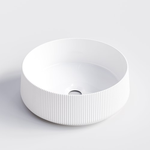 Gloss White Code Pure Pillar Vessel Basin
