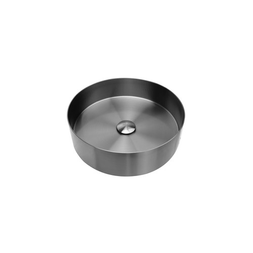 Gunmetal Code Fusion Round Stainless Steel Basin