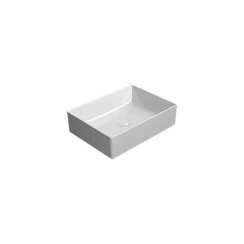 White Kube X 50 Rectangle Vessel Basin