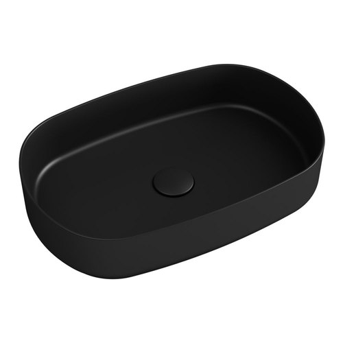  Matte Black Toni Oval Vessel Basin