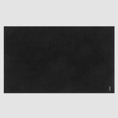 Black Micro Cotton Bath Mats