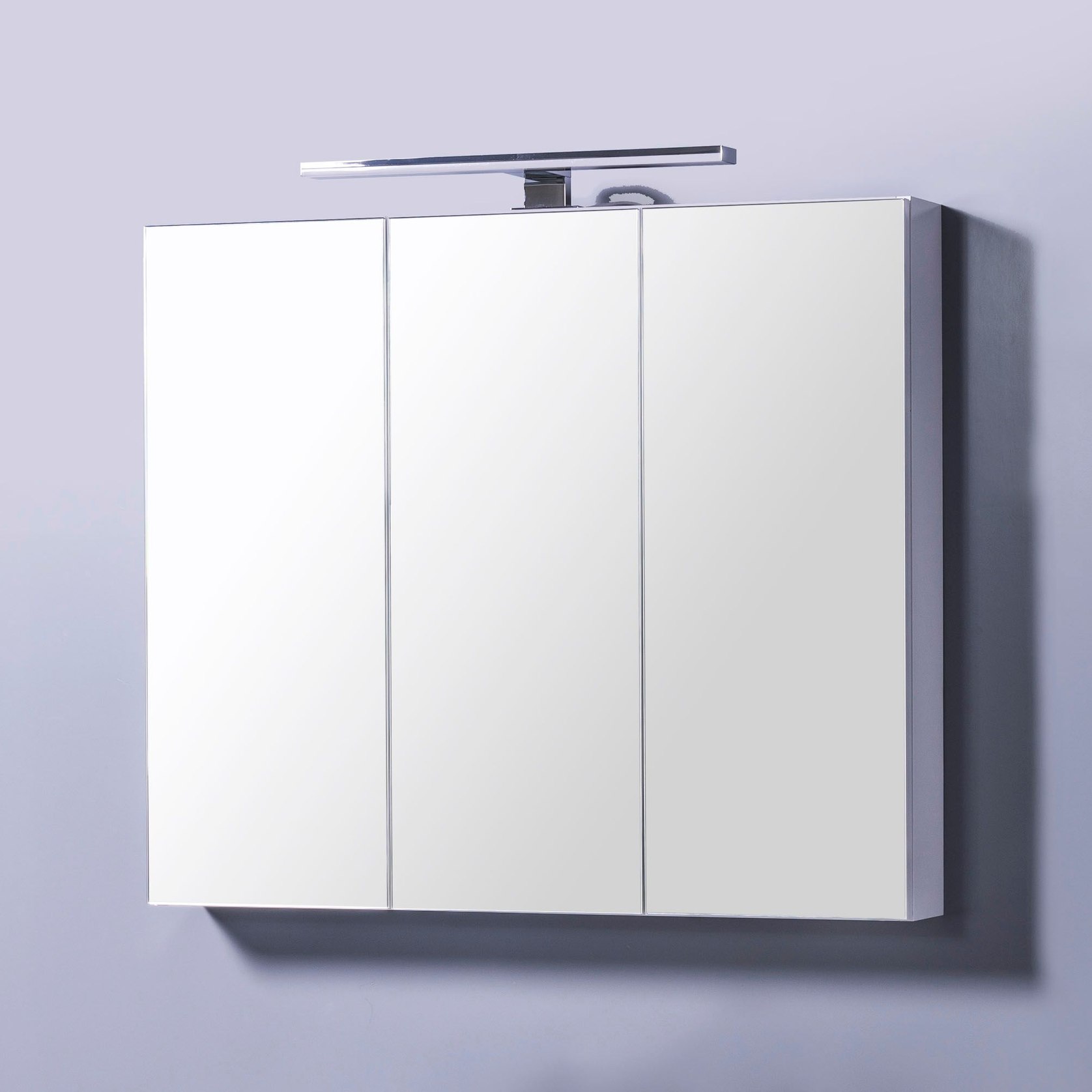 Mirror 1050, 3 Doors, 6 Shelves ArchiPro NZ