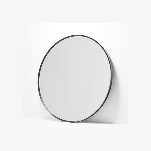 Gunmetal Code Aspect Round 900 Framed Mirror Range