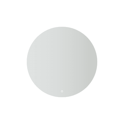 Chrome Ambience Round LED Mirror