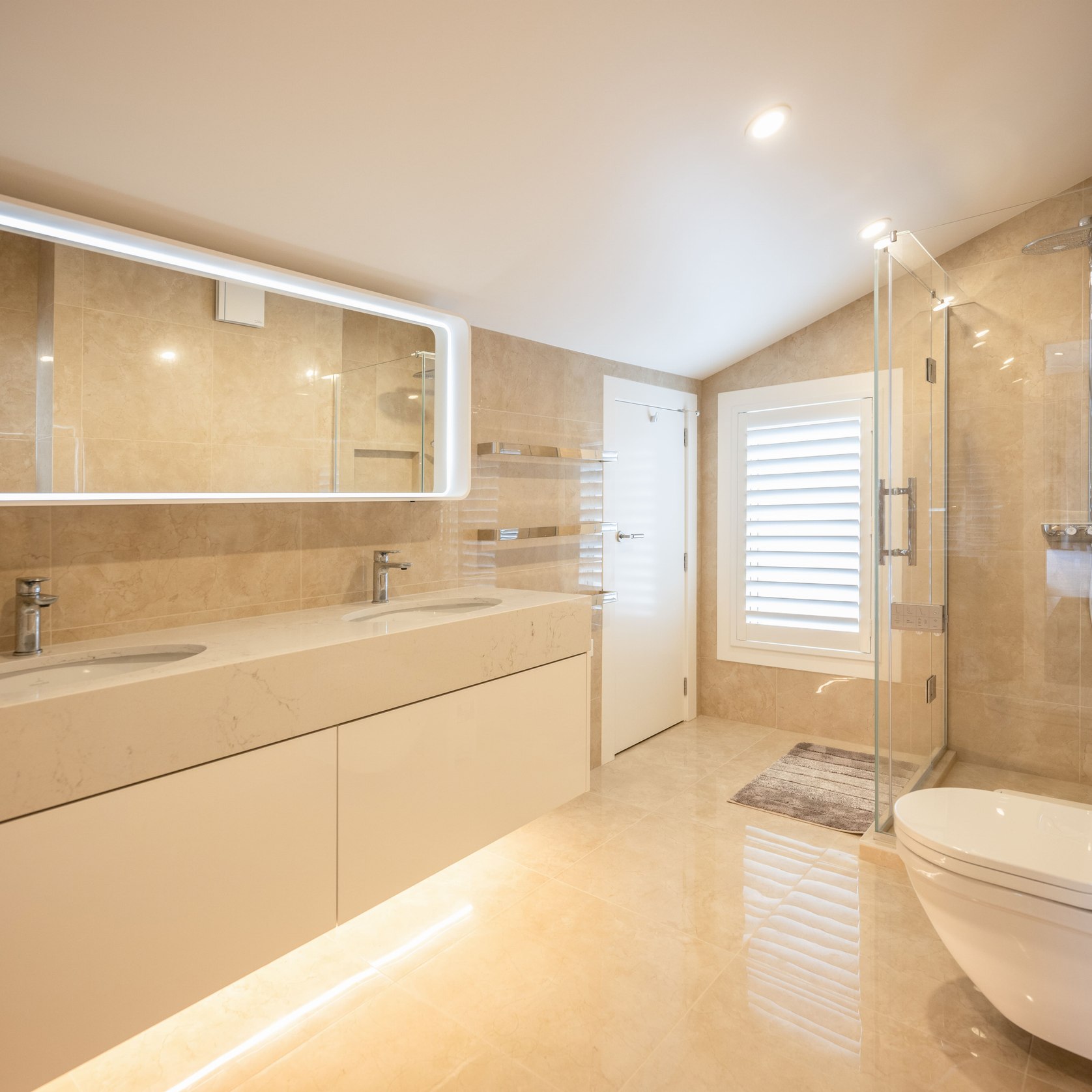 Bathroom Wall Hung Vanity 2 Drawers | ArchiPro NZ