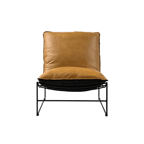 Cognac Leather Leonardo Leather Lounge Chair