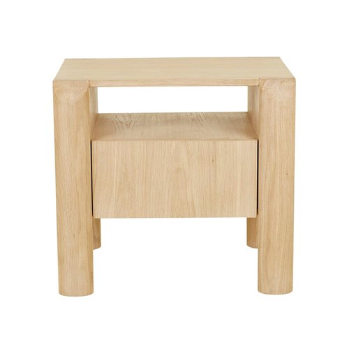 Satin Oak Willa Bedside