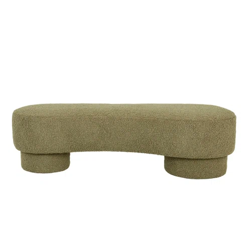 Moss Sherpa Zola Bench Seat