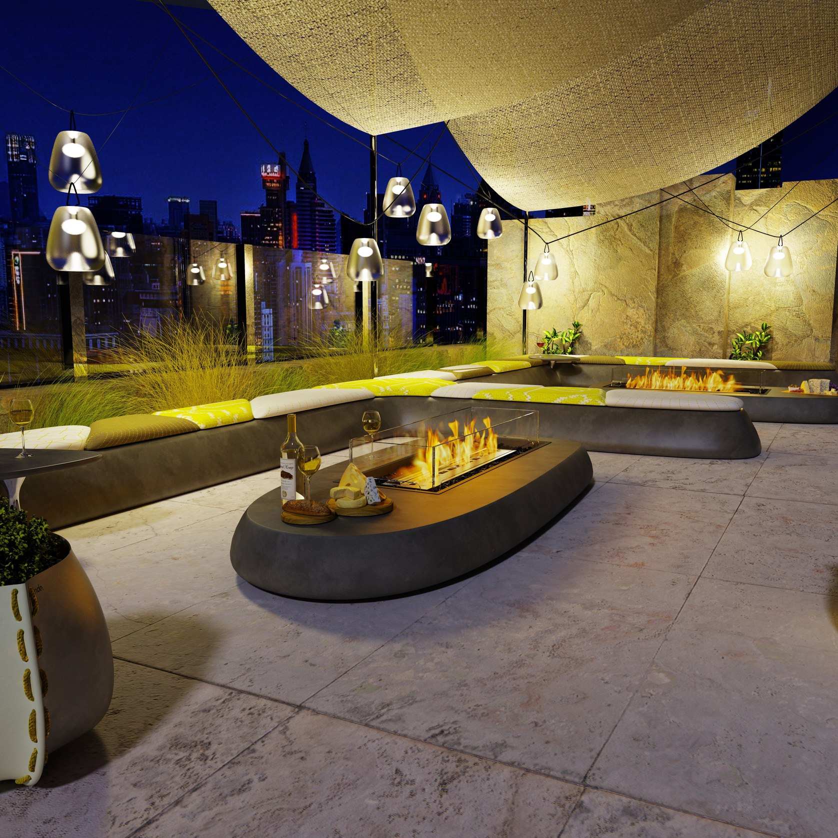 EcoSmart™ Linear 50 Ethanol Fire Pit Kit ArchiPro NZ