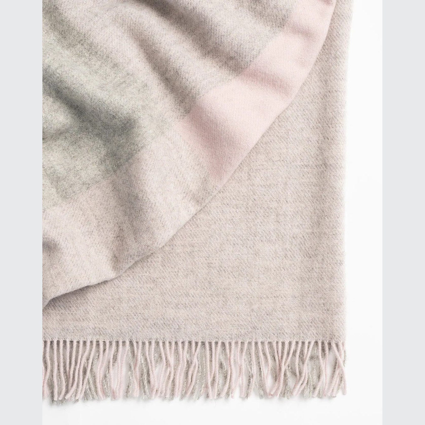 Weave Home Riverton Throw Blush 100 Wool Large Size ArchiPro NZ