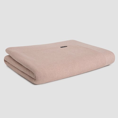 Blush Rib Cotton Blankets