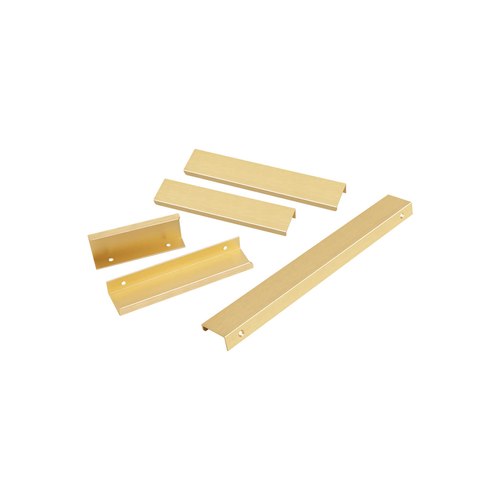Brass Sydney Slim Lip Pull Kitchen Handles