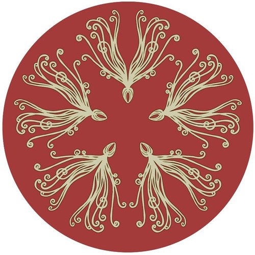 Clay Seed Round Rugs by Miranda Brown