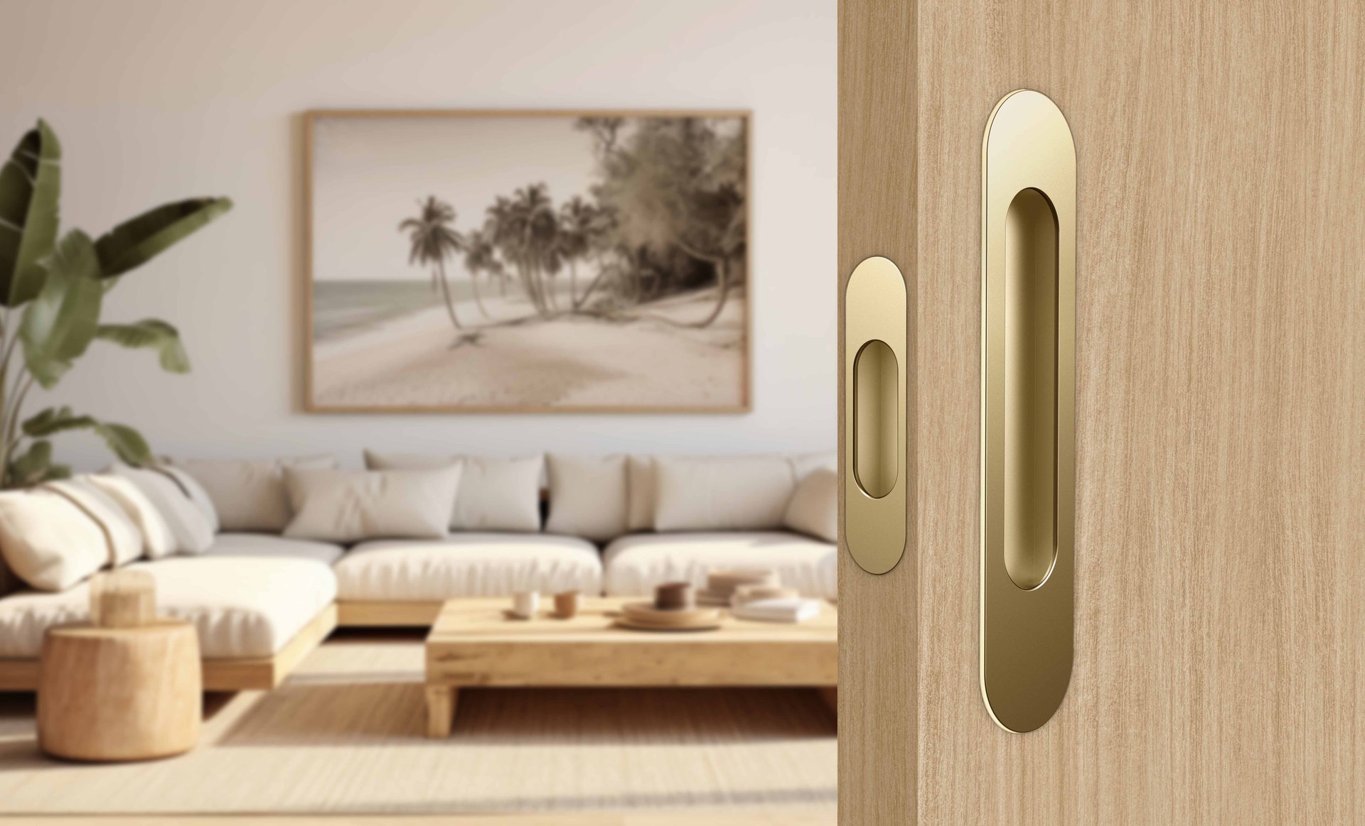 Mardeco Oval M-Series 9008 Flush Pull Set