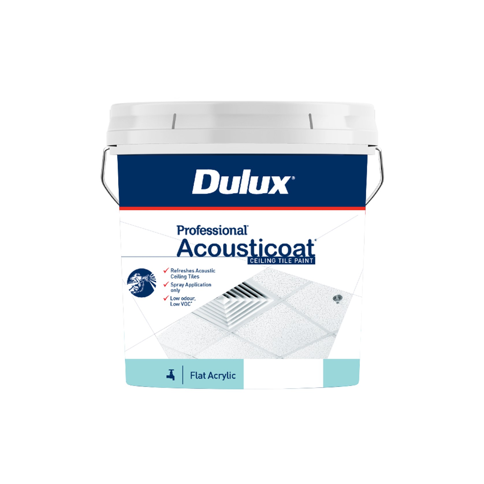 Dulux Professional Acousticoat Ceiling Tile Paint ArchiPro NZ