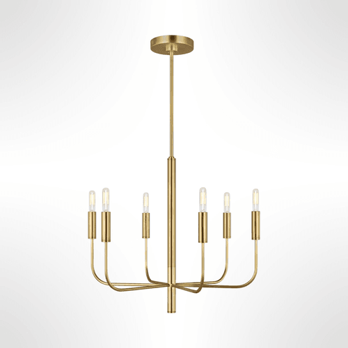 Burnished Brass ED Brianna 6L Chandelier