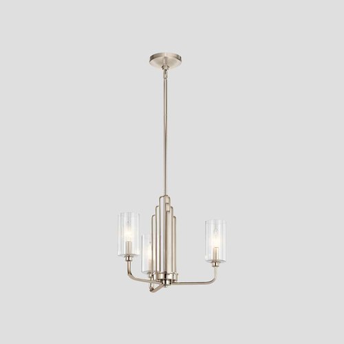 Polished Nickel Kimrose 3lt Chandelier