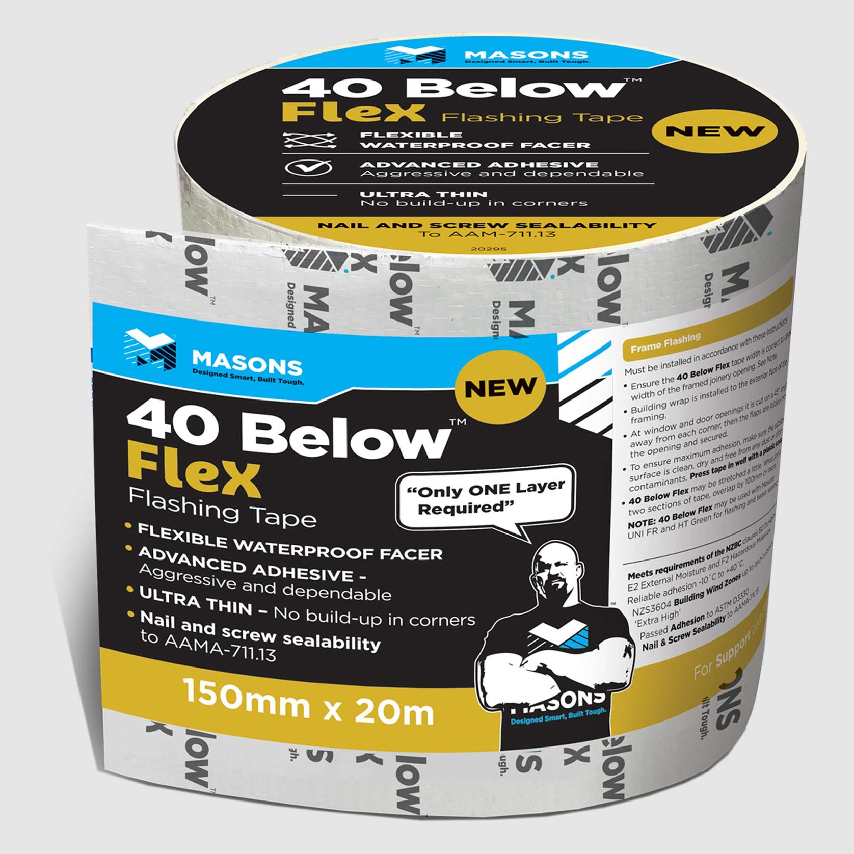 40 Below Flex Flashing Tape ArchiPro NZ