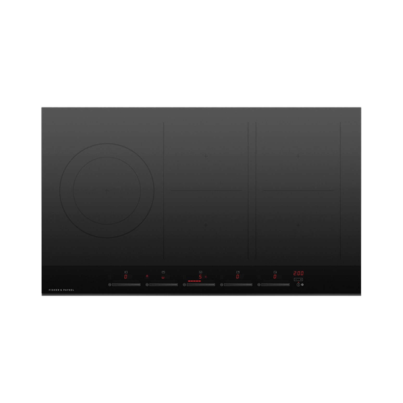 F&P Induction Cooktop, 90cm, 5 Zones W/ SmartZone ArchiPro NZ