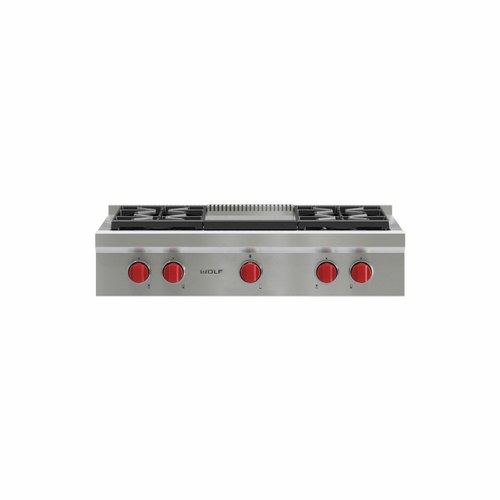 Wolf 152 cm Dual Fuel Range 6 Burner Infrared Chargrill and Infrared  Teppanyaki (ICBDF60650CG/S/P)