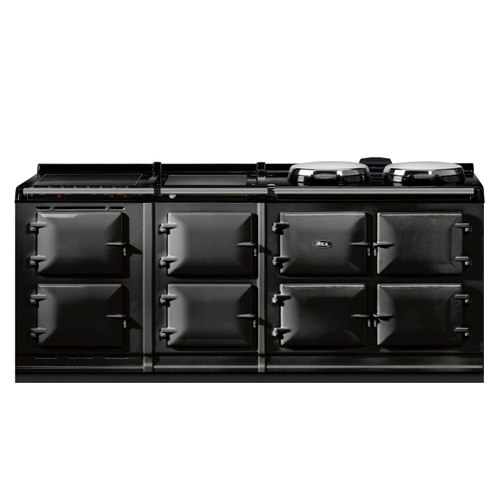 Black AGA | 5-Oven Dual Control Cast Iron Oven