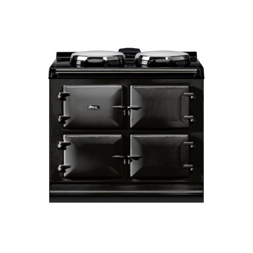 Black AGA | 3-Oven Dual Control Cast Iron Oven