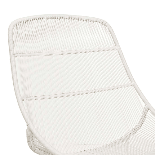 Natural/White Granada Scoop Dining Chair