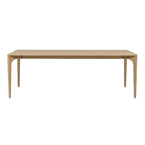 Natural Oak Soren Liv | Huxley Curve Dining Table (8 & 10 Seater)
