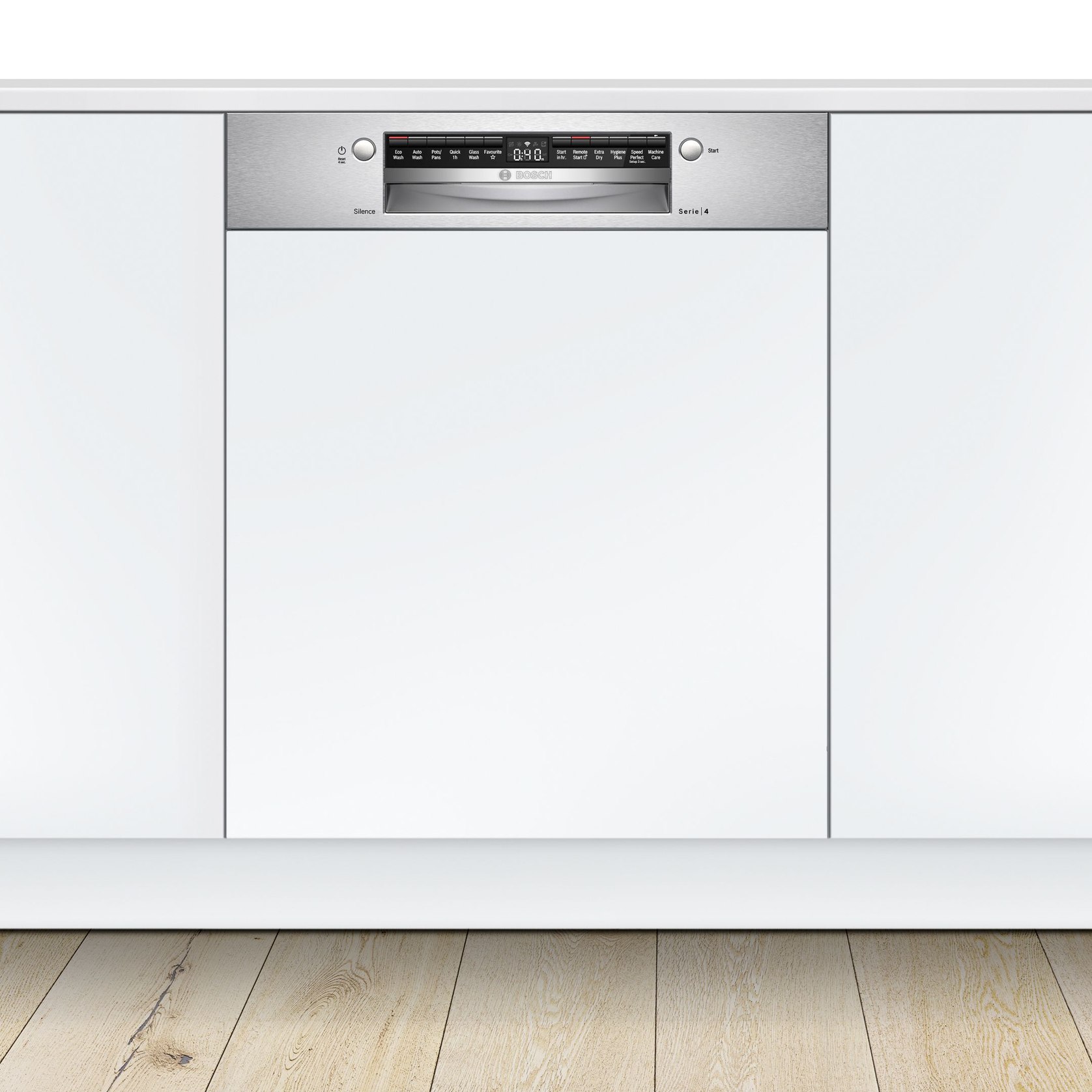 BOSCH SemiIntegrated Dishwasher 60 cm Stainless Steel ArchiPro NZ