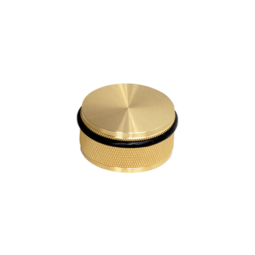 Brass Buster+Punch Cross Floor Doorstop