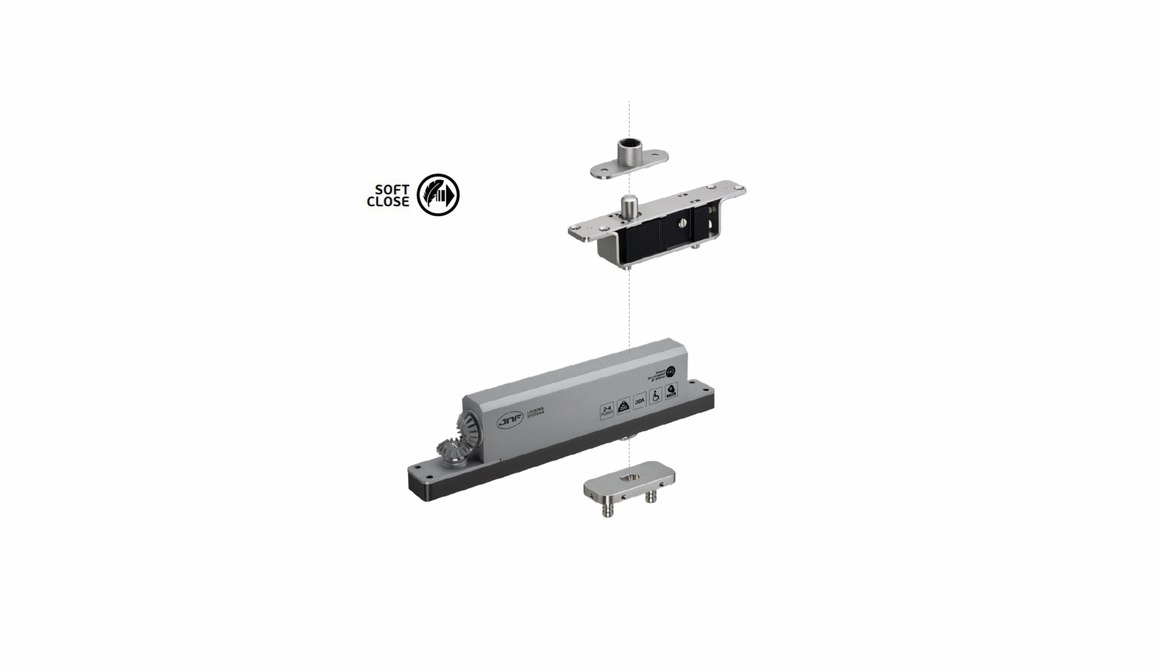 IN.05.214 JNF Hydraulic Pivot set for wooden doors - Mardeco NZ ...