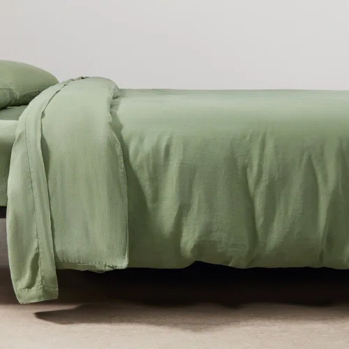 Marl Grey Belgian Linen Duvet Covers