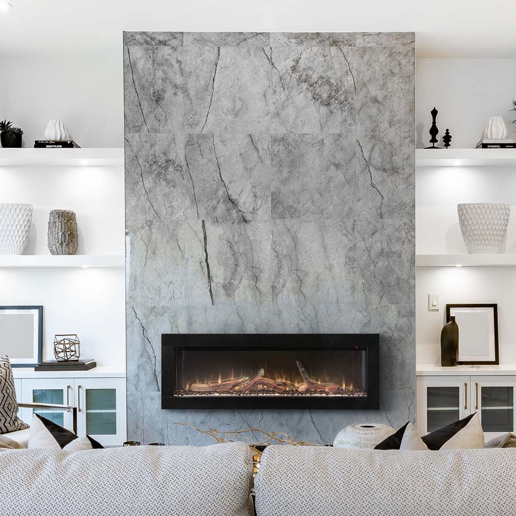 Ambe Linear50 Deep Electric Fireplace ArchiPro NZ