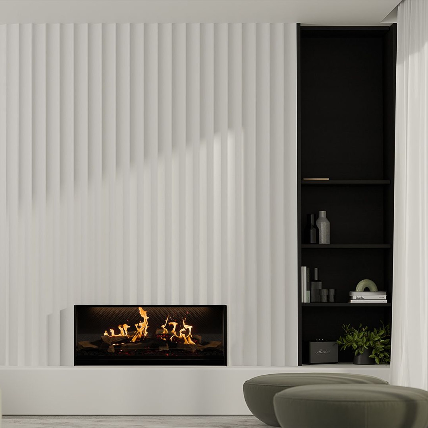 Escea LE1000 Holographic Electric Fireplace | ArchiPro NZ