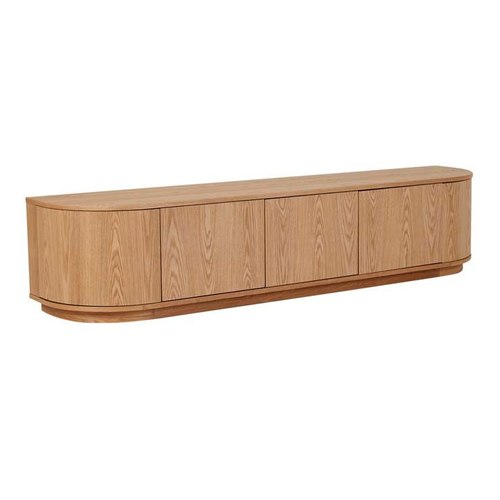 Natural Ash Oberon Crescent Entertainment Unit